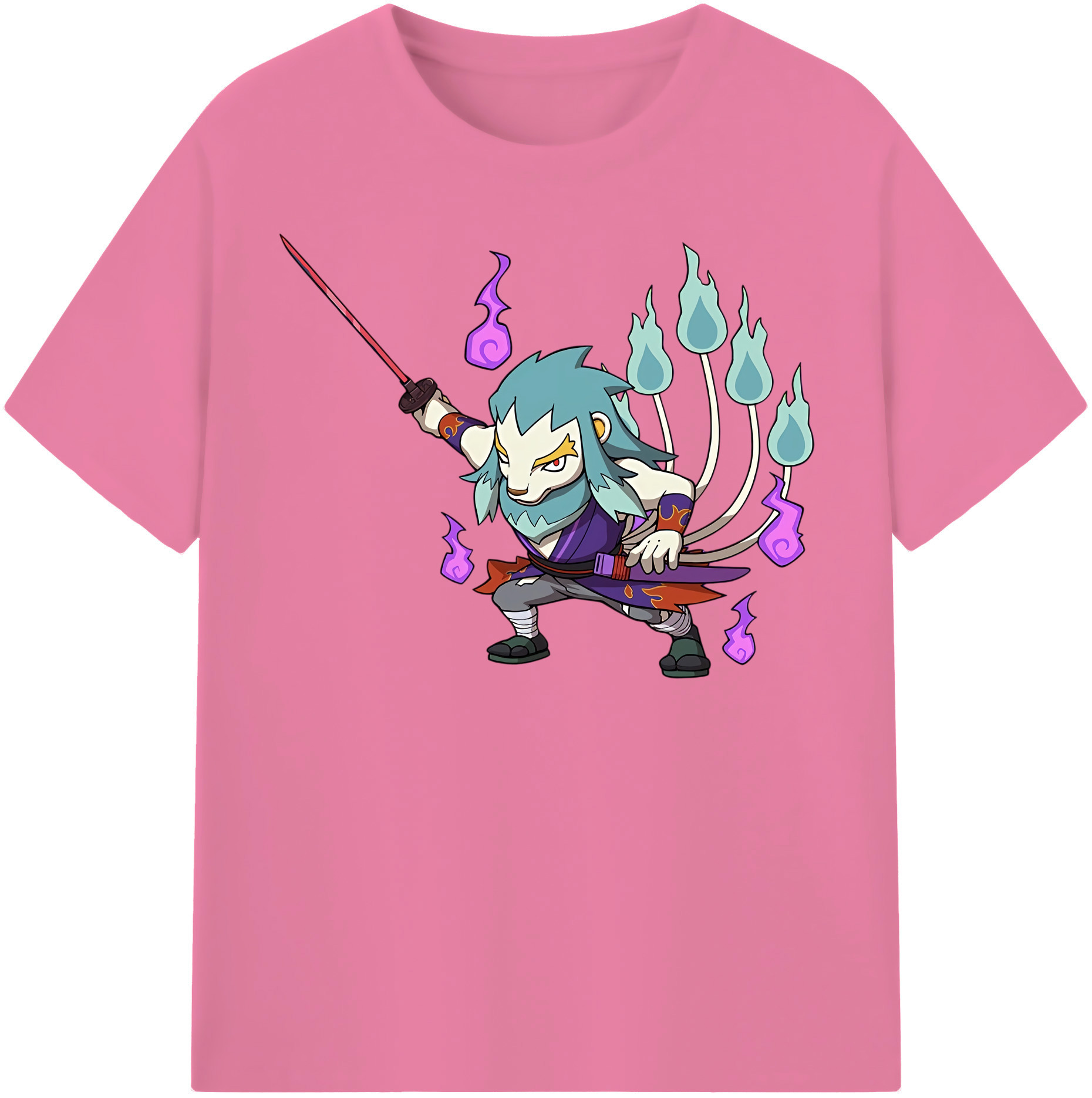 （画像用） 妖怪ウォッチ Yo-kai Watch 綿100％半袖Tシャツ（フロントプリント）